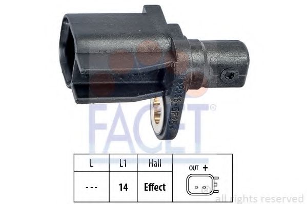 Датчик АБС FACET 21.0018