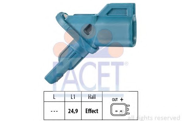 Датчик АБС FACET 21.0002
