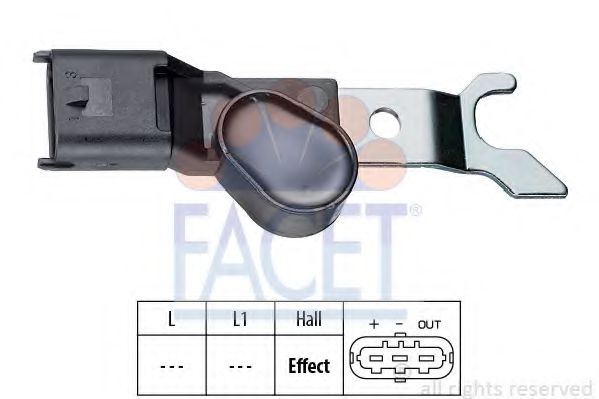 Датчик положения коленвала FACET 9.0310