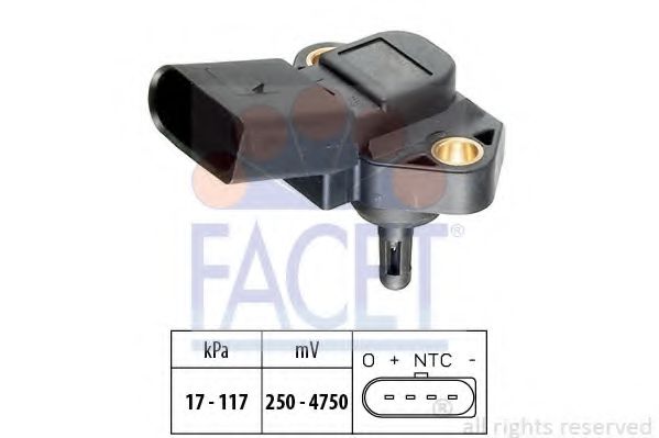 Датчик давления наддува FACET 10.3071