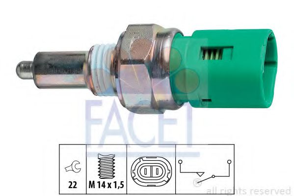 датчик заднего хода FACET 7.6096
