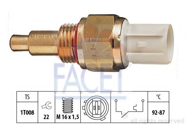Датчик включения вентилятора FACET 7.5138