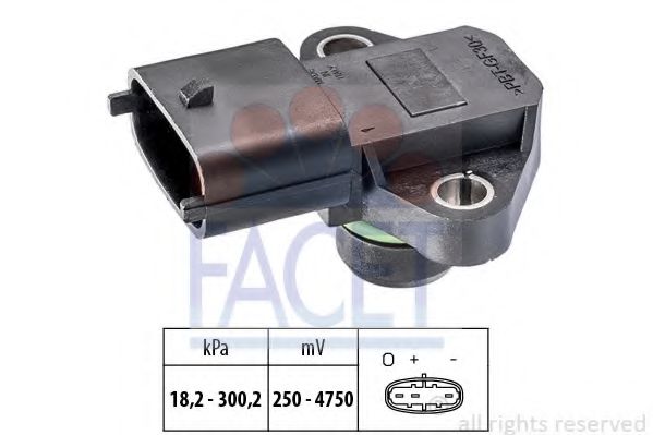 Датчик давления наддува FACET 10.3345