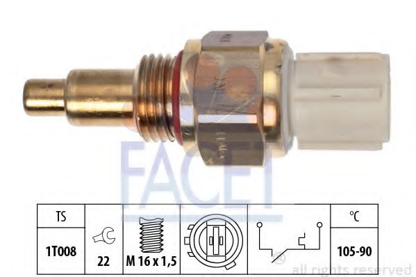 Датчик включения вентилятора Honda/Acura 37770-PH7-661