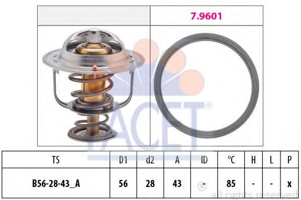 Термостат FACET 7.8398