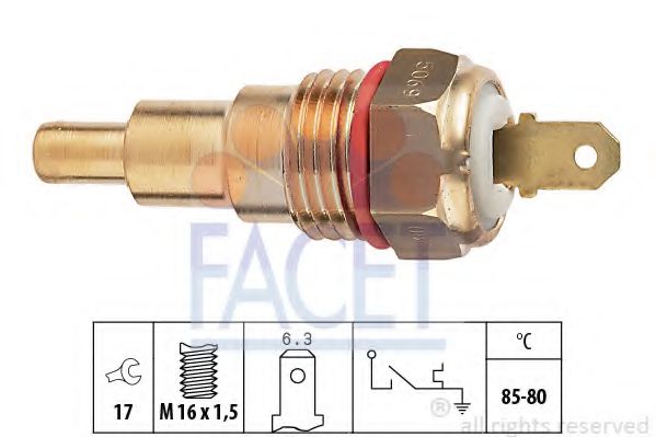 Датчик включения вентилятора FACET 7.5068