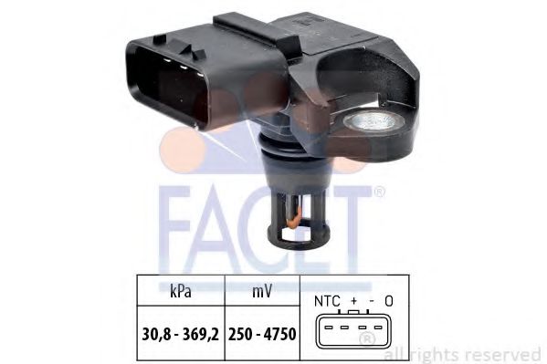 Датчик давления наддува FACET 10.3158