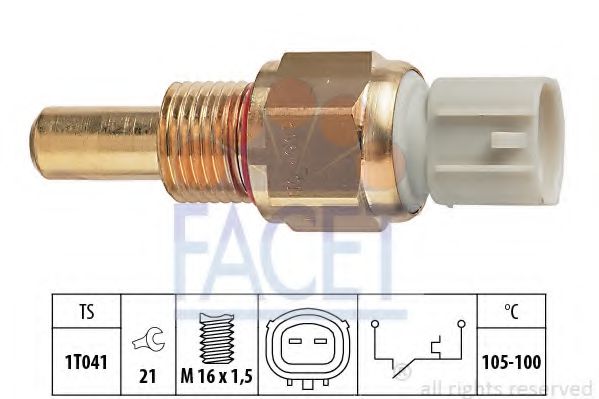Датчик включения вентилятора facet 7.5275