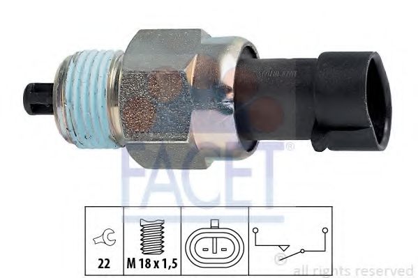 датчик заднего хода FACET 7.6142