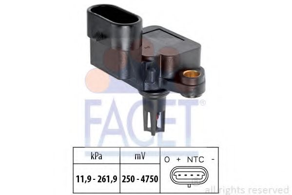 Датчик давления наддува FACET 10.3245
