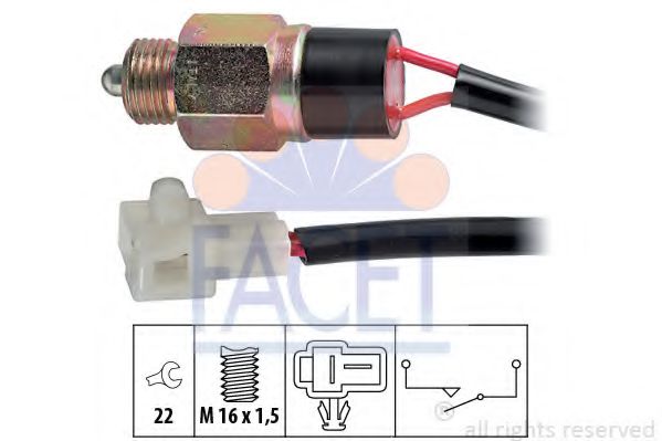 датчик заднего хода facet 7.6221
