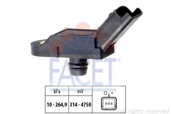 Датчик давления наддува FACET 10.3164