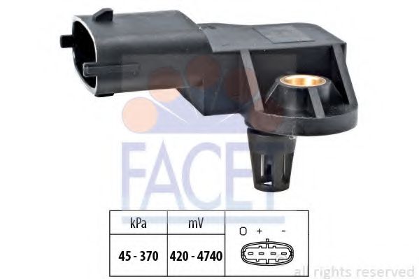 Датчик давления наддува FACET 10.3167