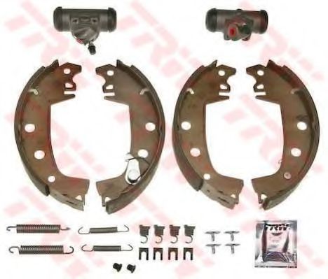 Тормозные колодки барабанные TRW BK1005