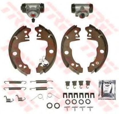 Тормозные колодки барабанные TRW BK1006