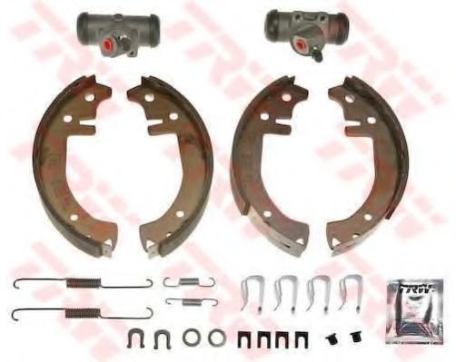Тормозные колодки барабанные TRW BK1007