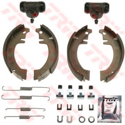 Тормозные колодки барабанные TRW BK1012
