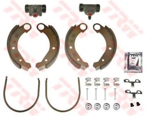 Тормозные колодки барабанные TRW BK1102