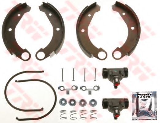 Тормозные колодки барабанные TRW BK1110