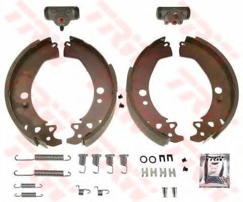 Тормозные колодки барабанные TRW BK1201