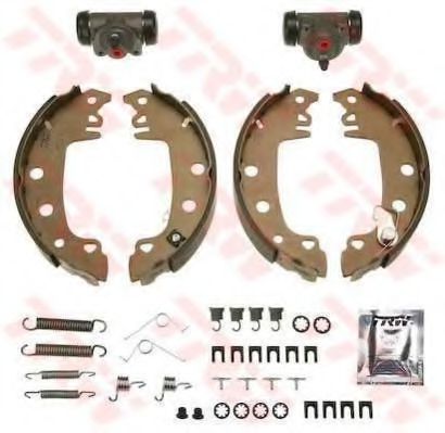 Тормозные колодки барабанные TRW BK1209