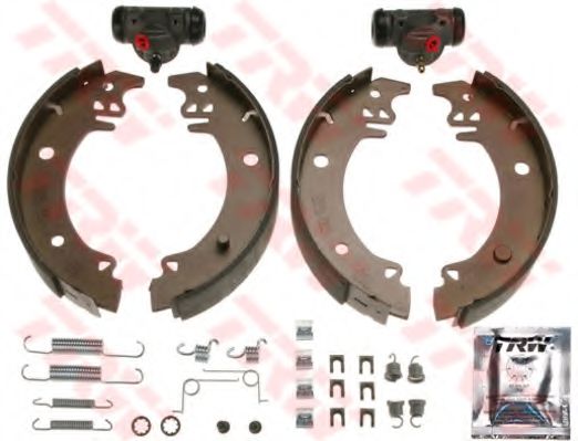 Тормозные колодки барабанные TRW BK1212