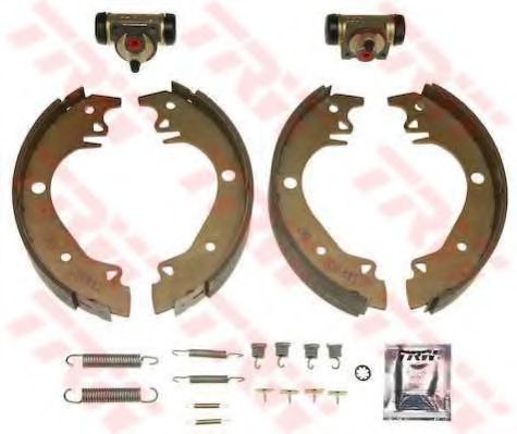 Тормозные колодки барабанные TRW BK1213