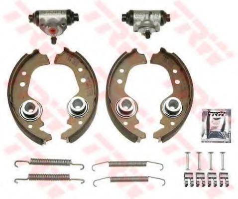 Тормозные колодки барабанные TRW BK1401