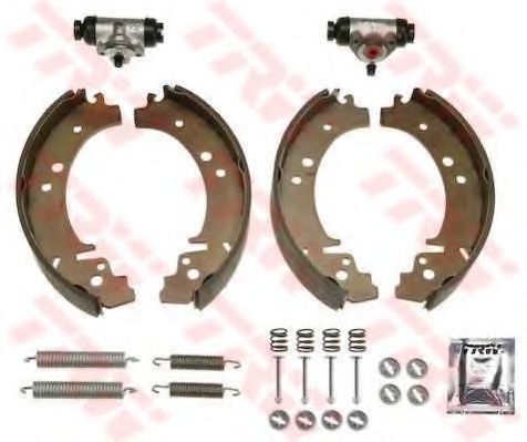 Тормозные колодки барабанные TRW BK1450