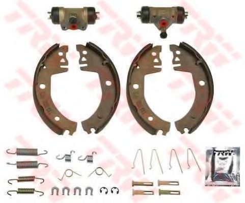Тормозные колодки барабанные TRW BK1460