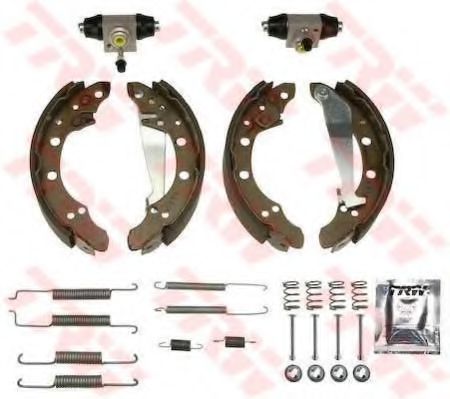 Тормозные колодки барабанные TRW BK1505
