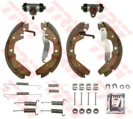 Тормозные колодки барабанные TRW BK1509