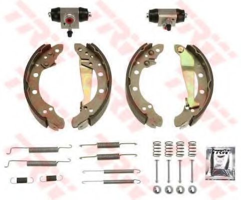 Тормозные колодки барабанные TRW BK1510