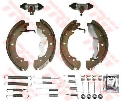 Тормозные колодки барабанные TRW BK1519