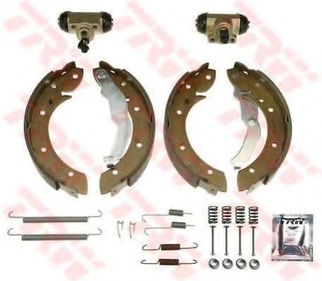 Тормозные колодки барабанные TRW BK1553
