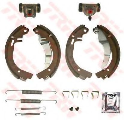 Тормозные колодки барабанные TRW BK1601
