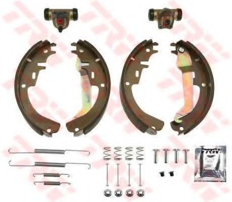 Тормозные колодки барабанные TRW BK1605