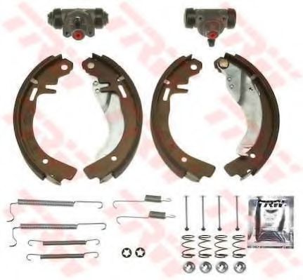 Тормозные колодки барабанные TRW BK1612