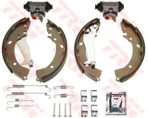 Тормозные колодки барабанные TRW BK1629