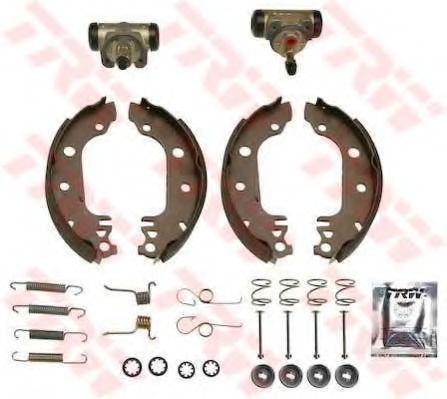 Тормозные колодки барабанные TRW BK1630
