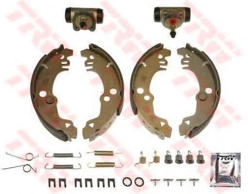 Тормозные колодки барабанные TRW BK1632