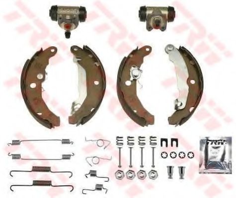 Тормозные колодки барабанные TRW BK1645