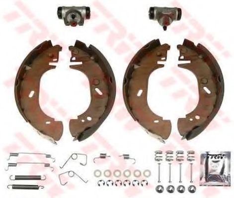 Тормозные колодки барабанные TRW BK1667