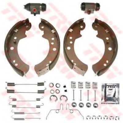 Тормозные колодки барабанные TRW BK1680