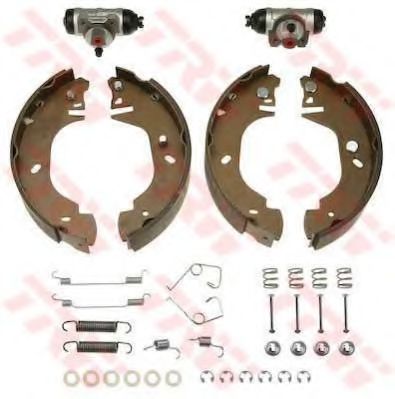 Тормозные колодки барабанные TRW BK1681