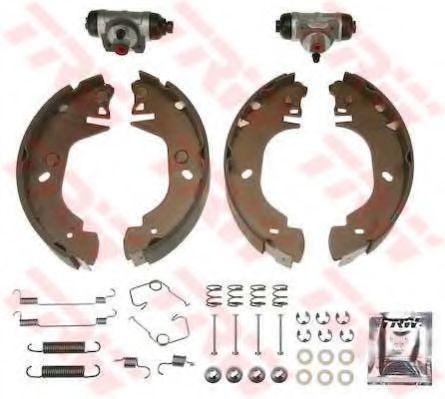 Тормозные колодки барабанные TRW BK1682