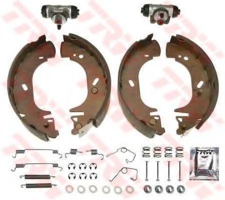 Тормозные колодки барабанные TRW BK1683