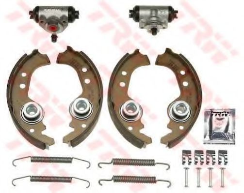 Тормозные колодки барабанные TRW BK1726