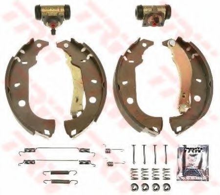 Тормозные колодки барабанные TRW BK1731