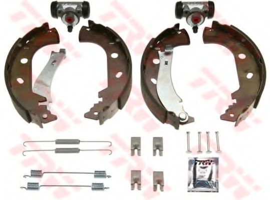 Тормозные колодки барабанные TRW BK1747